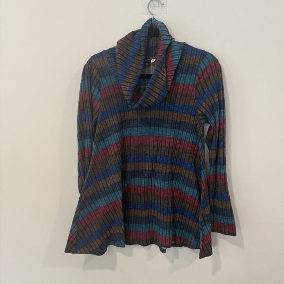 Modcloth Lightweight Marled Sweater Womens Sz Medium Charcoal Grey Knit 1907 - Picture 3 of 7